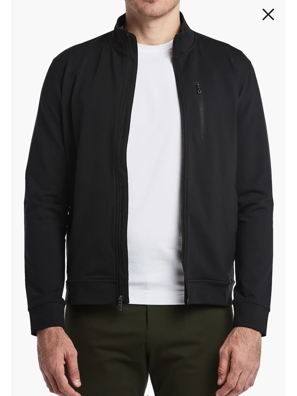 Public Rec All Day Everyday Track Jacket Mens S Black Performance Full Zip Tech
